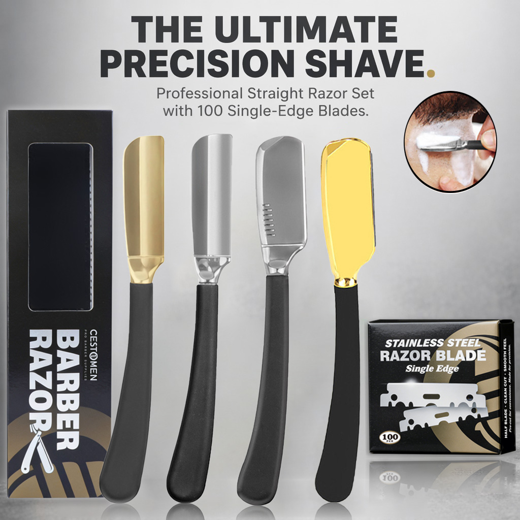 Men'S Grooming Hair - Professional Men Beard Straight Razor Holder