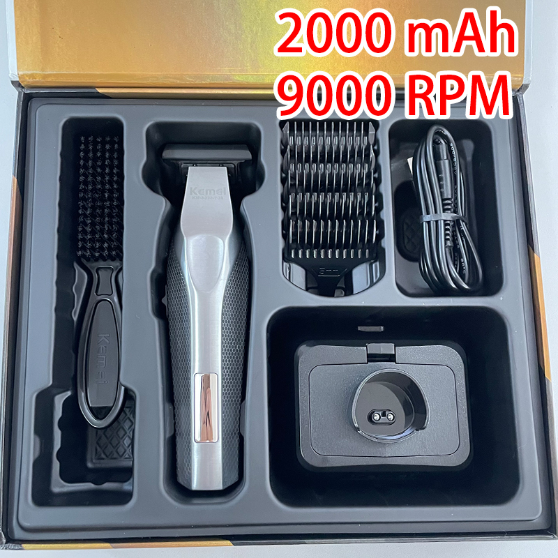 Men'S Grooming Scissors - Kemei Hair Trimmer Professional Hair Clipper