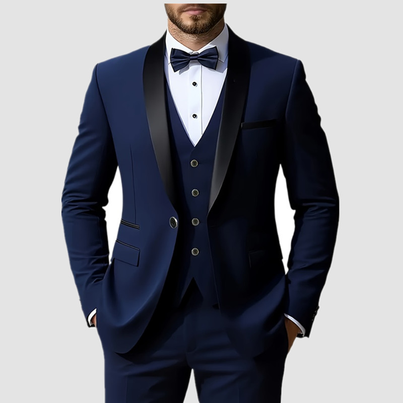 Men'S Grooming Room - Men's Formal Suit Set Business Casual