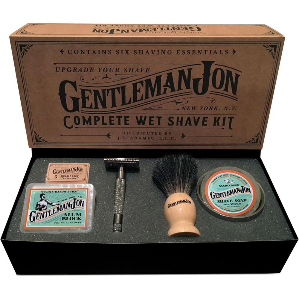 Men'S Grooming Hair - Classic Wet Shave Grooming Kit for