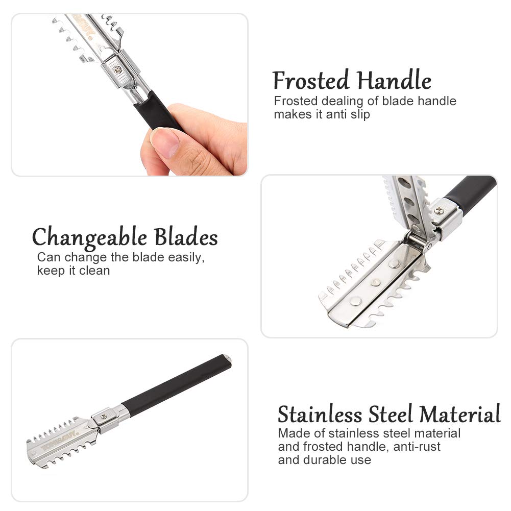 Double-Edge Shaving Haircut Ra - Men'S Grooming Scissors のレビューと価格