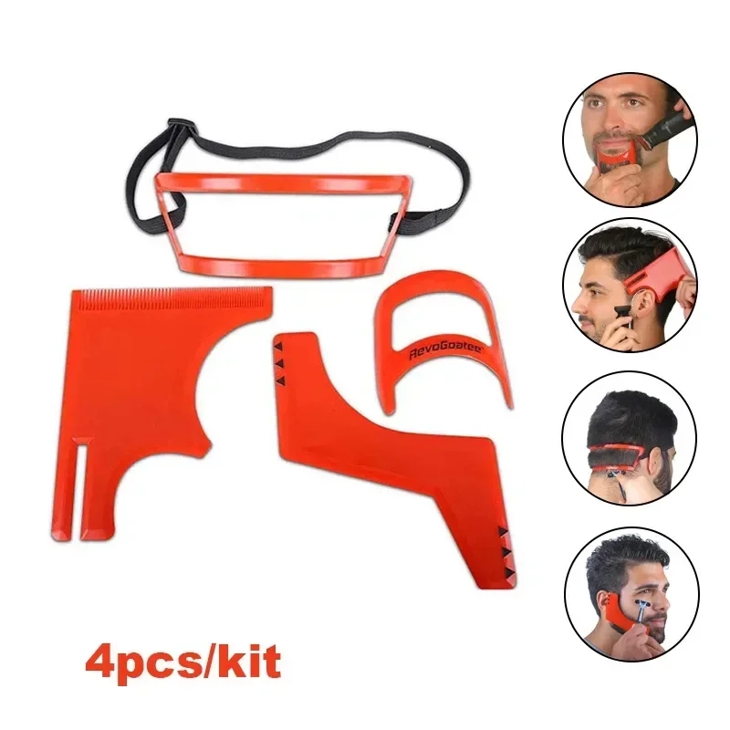 2/4Pcs Men's Beard Combs Hair  - Men'S Grooming Scissors のレビューと価格