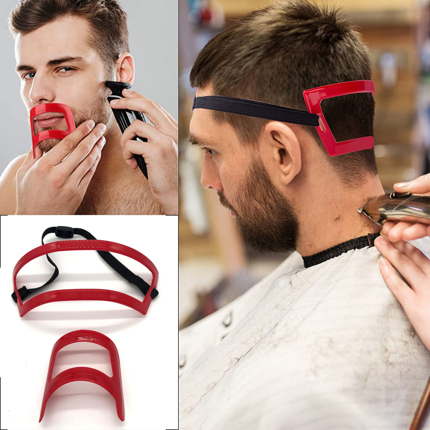 2/4Pcs Men's Beard Combs Hair  - Men'S Grooming Scissors のレビューと価格