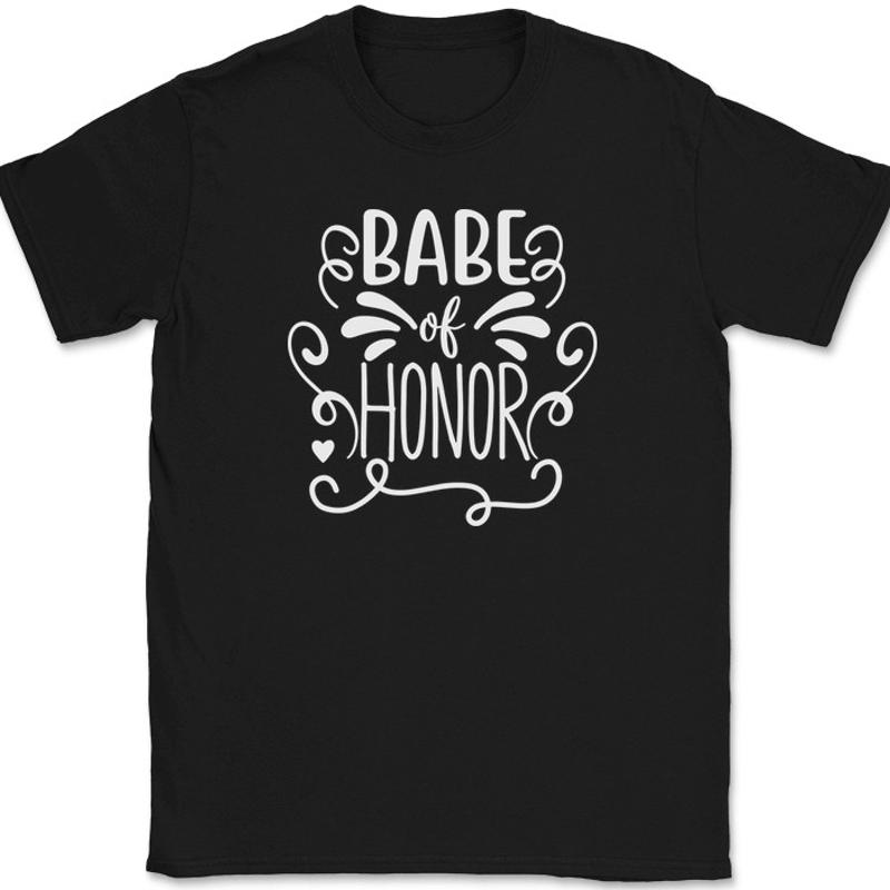 Babe of Honor T-Shirt Wedding  - Men Grooming Usa のレビューと価格