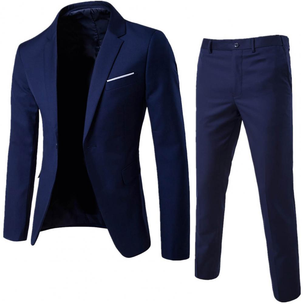 Men Pants Set Groom Wedding Bl - Men'S Grooming Room のレビューと価格