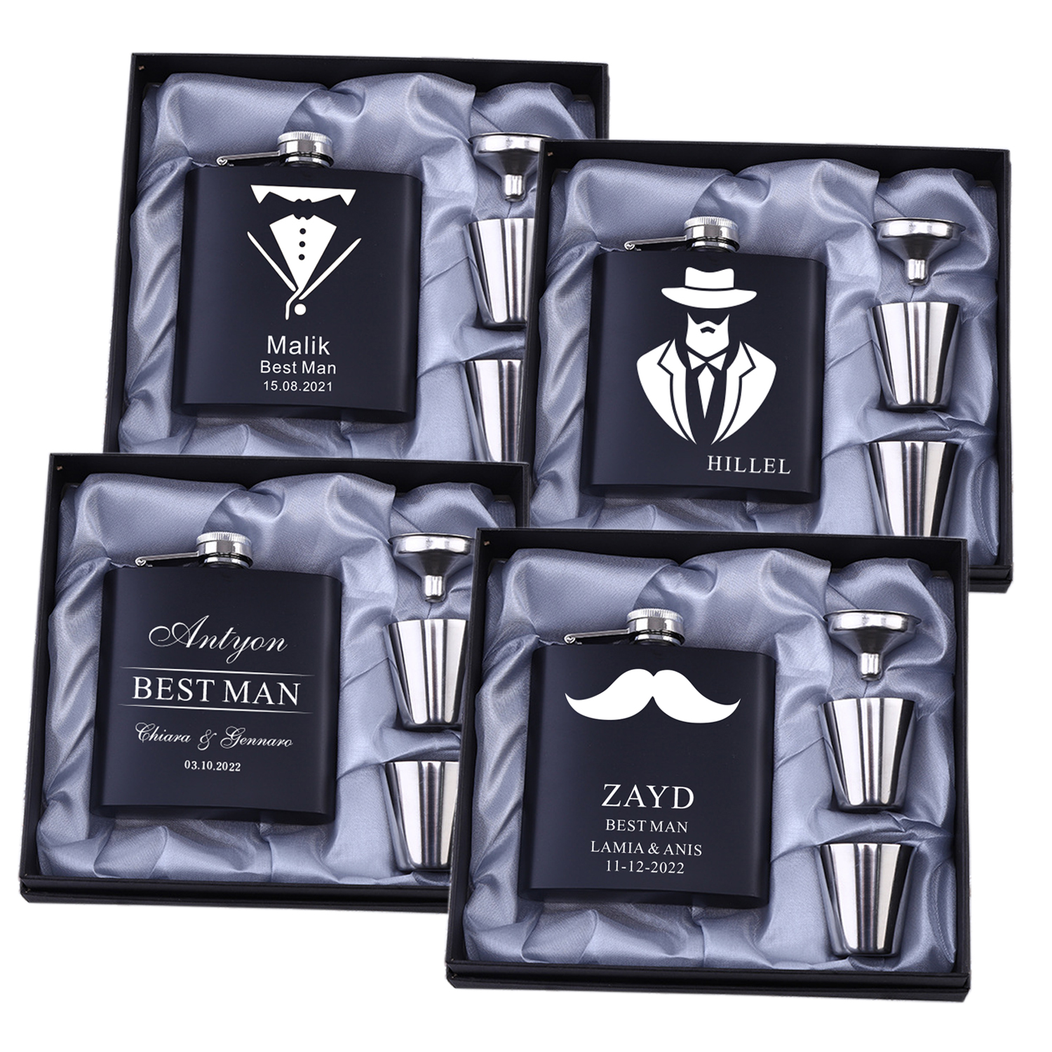 Personalized Logo Hip Flask Se - Men'S Grooming House のレビューと価格