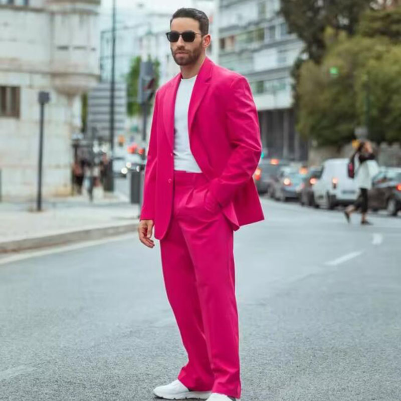 Latest Design Fuchsia Men Suit - Men'S Grooming Room のレビューと価格