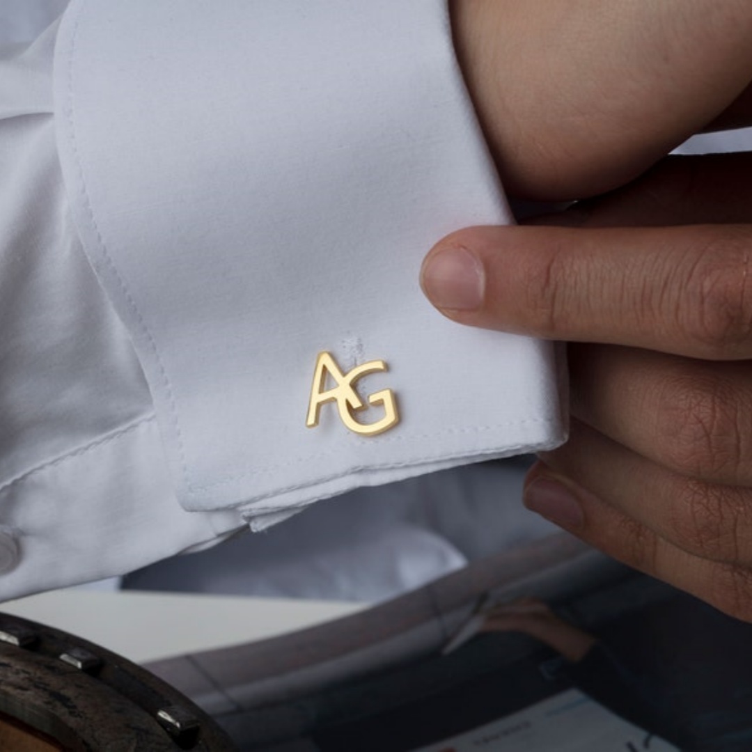 Custom Name Cufflinks for Men  - Men Grooming Usa のレビューと価格
