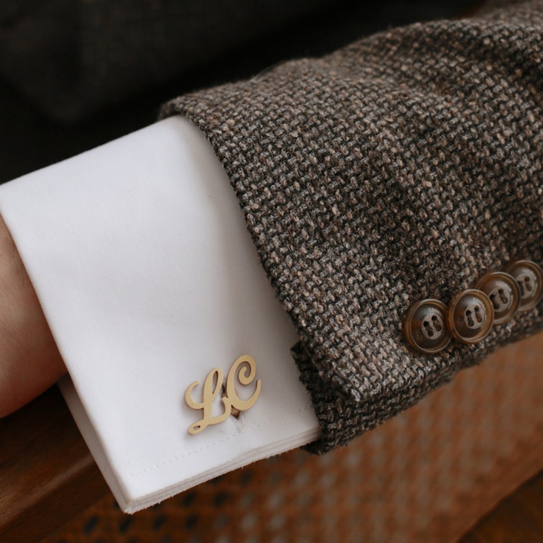 Custom Name Cufflinks for Men  - Men Grooming Usa のレビューと価格