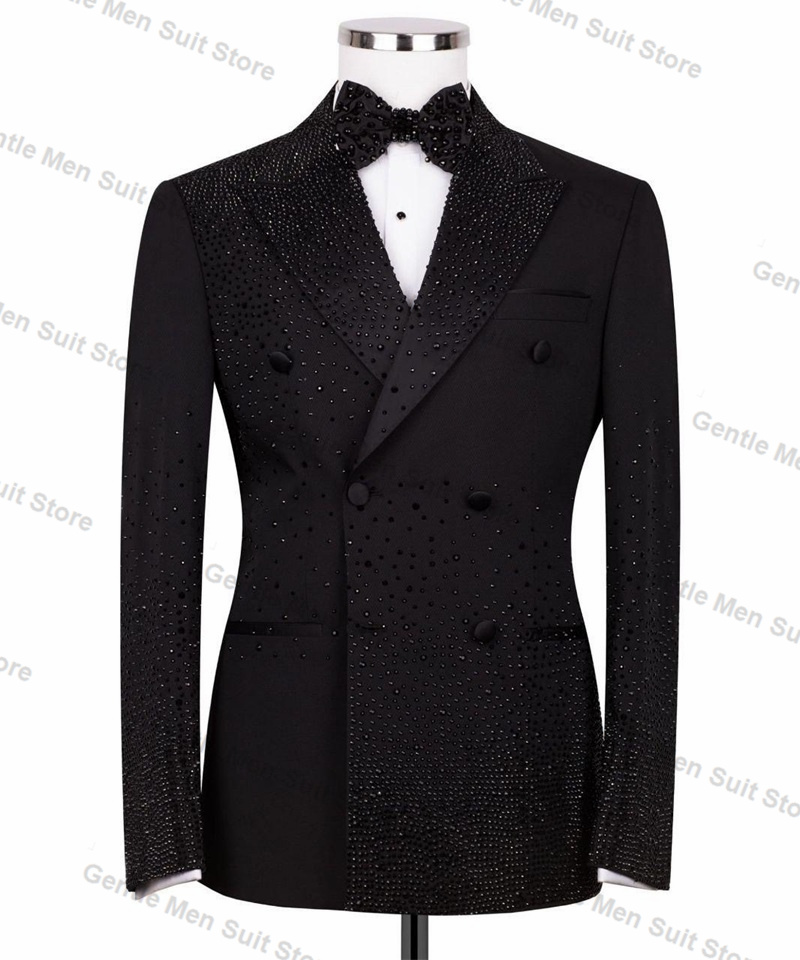 Black Luxury Crystals Men Suit - Mens Grooming Kit Luxury のレビューと価格