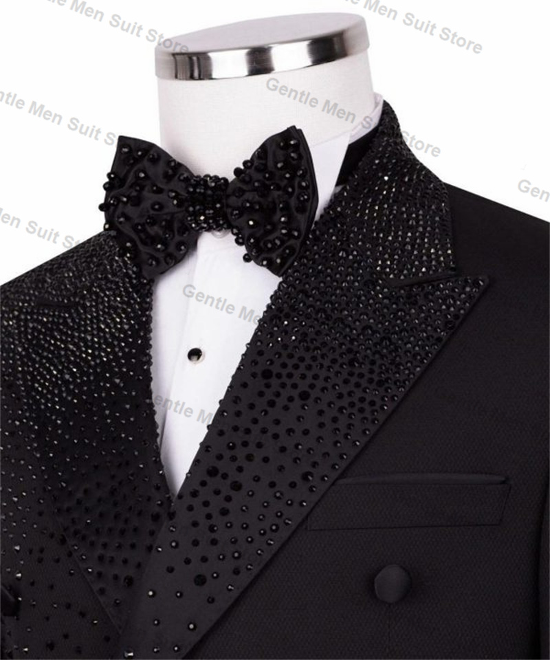 Black Luxury Crystals Men Suit - Mens Grooming Kit Luxury のレビューと価格