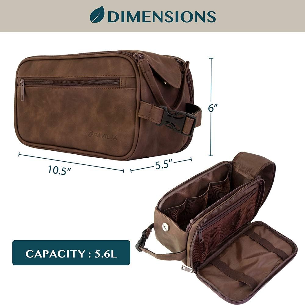 PAVILIA Toiletry Bag for Men,  - Men Grooming Usa のレビューと価格