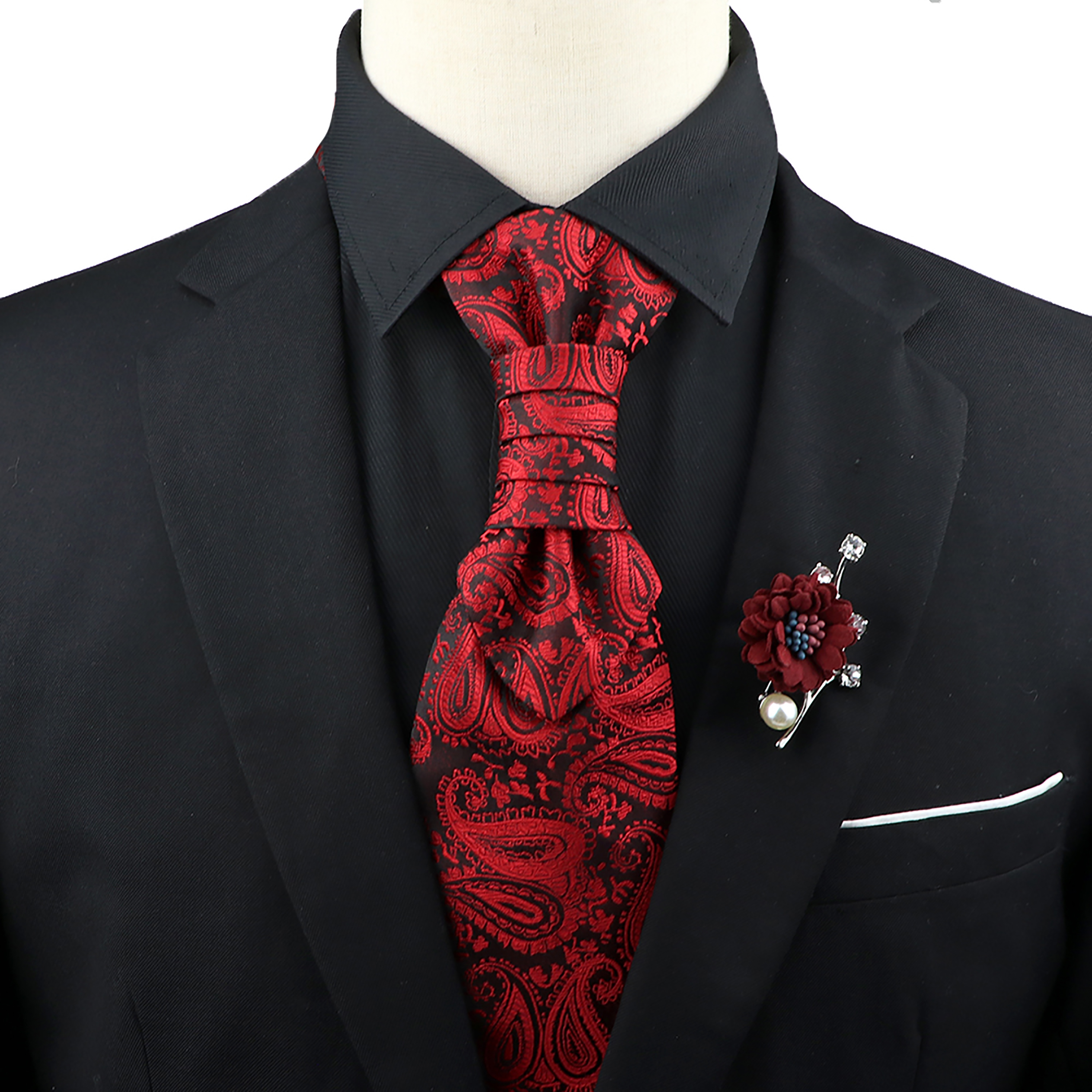 New Men's Premium Paisley Tie  - Mens Grooming Kit Luxury のレビューと価格