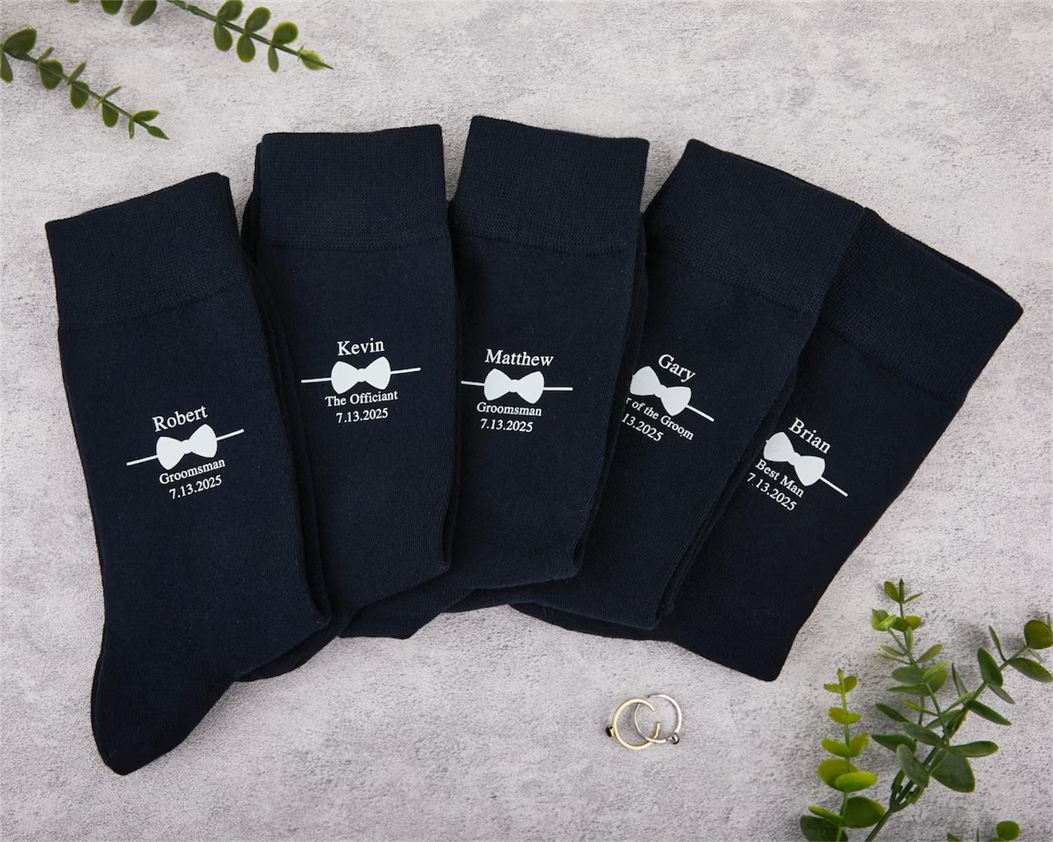 Groomsmen Socks for Wedding, D - Men'S Grooming House のレビューと価格