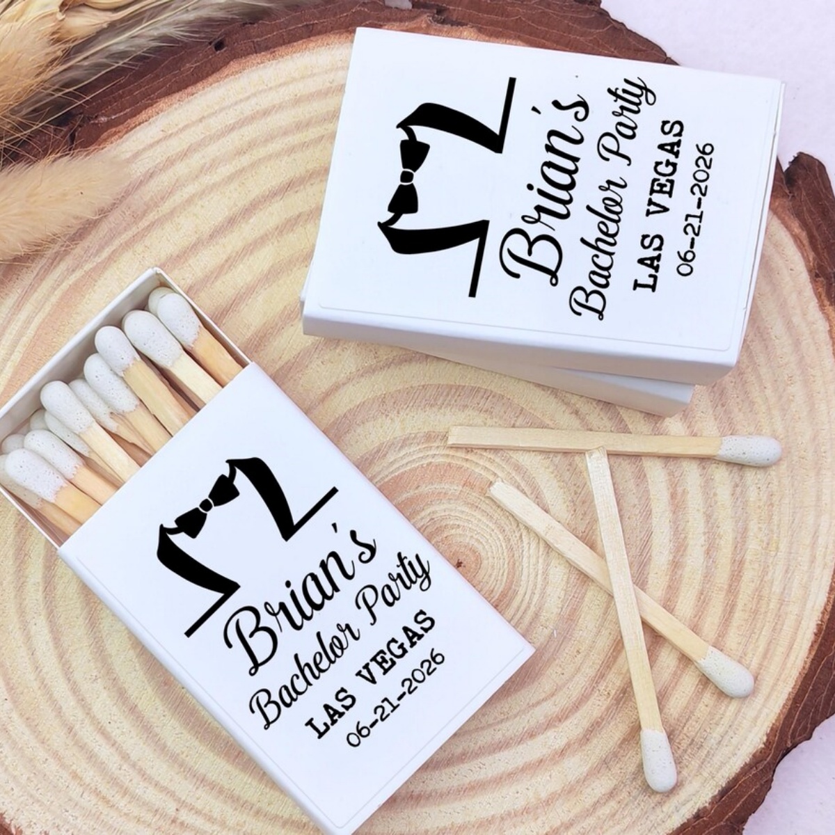 Custom Matchboxes Favors for B - Men'S Grooming House のレビューと価格