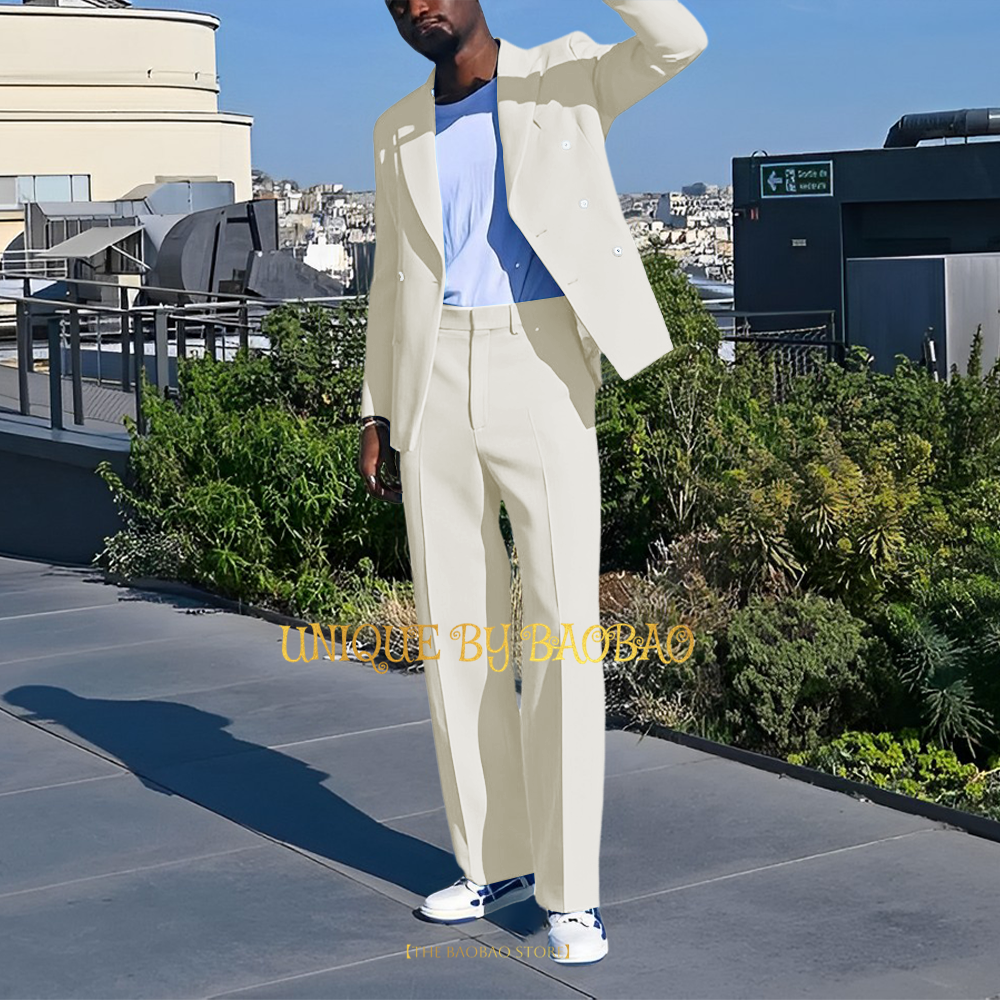 Lake Blue Men 2-piece Suit Dou - Men'S Grooming Room のレビューと価格
