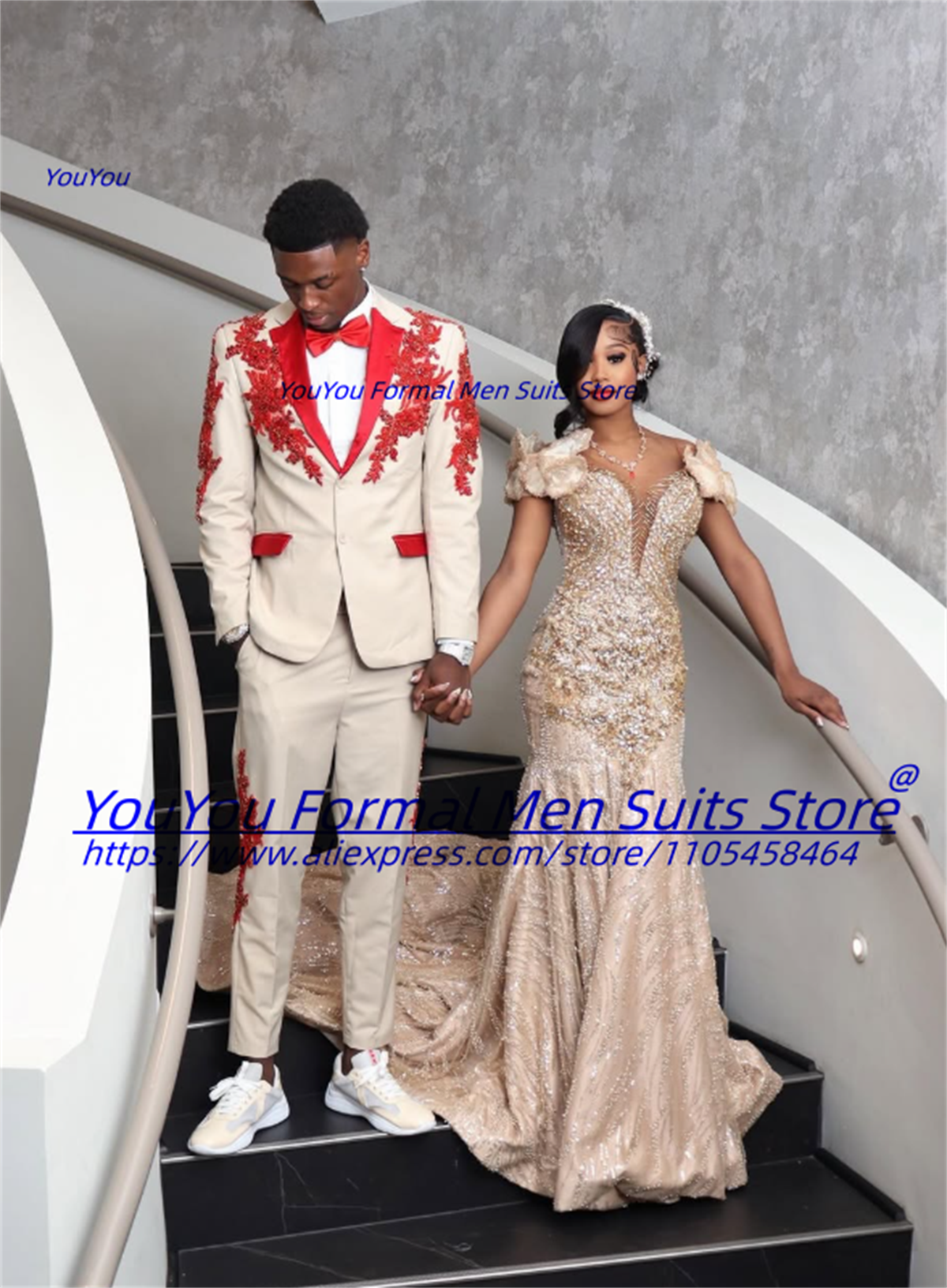 Luxurious Beige Groom Wedding  - Men'S Grooming Room のレビューと価格