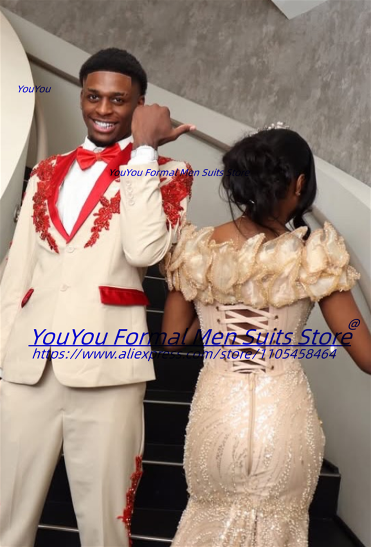 Luxurious Beige Groom Wedding  - Men'S Grooming Room のレビューと価格