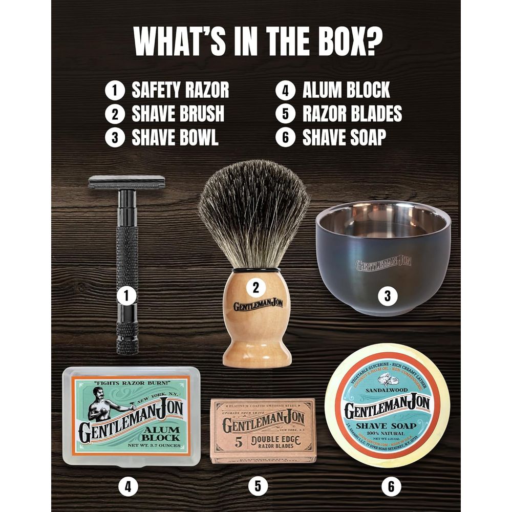 Classic Wet Shave Grooming Kit - Men'S Grooming Hair のレビューと価格