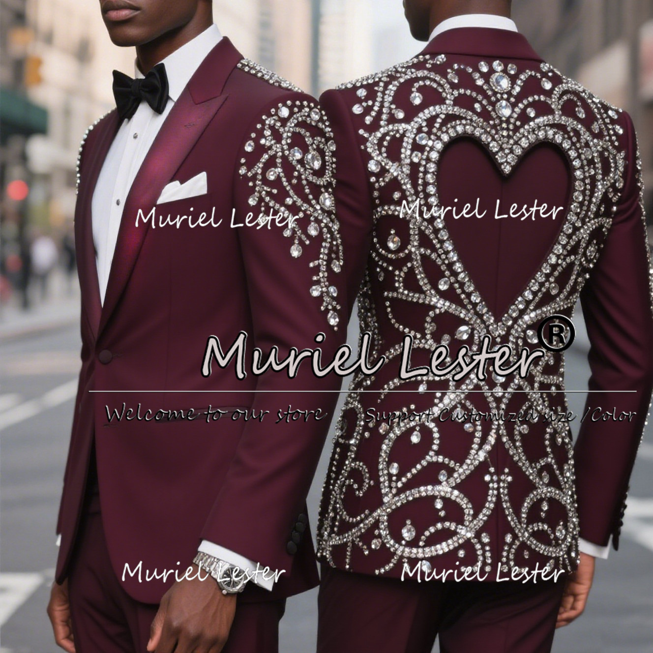 Luxury Beaded Stones Tuxedos S - Mens Grooming Kit Luxury のレビューと価格