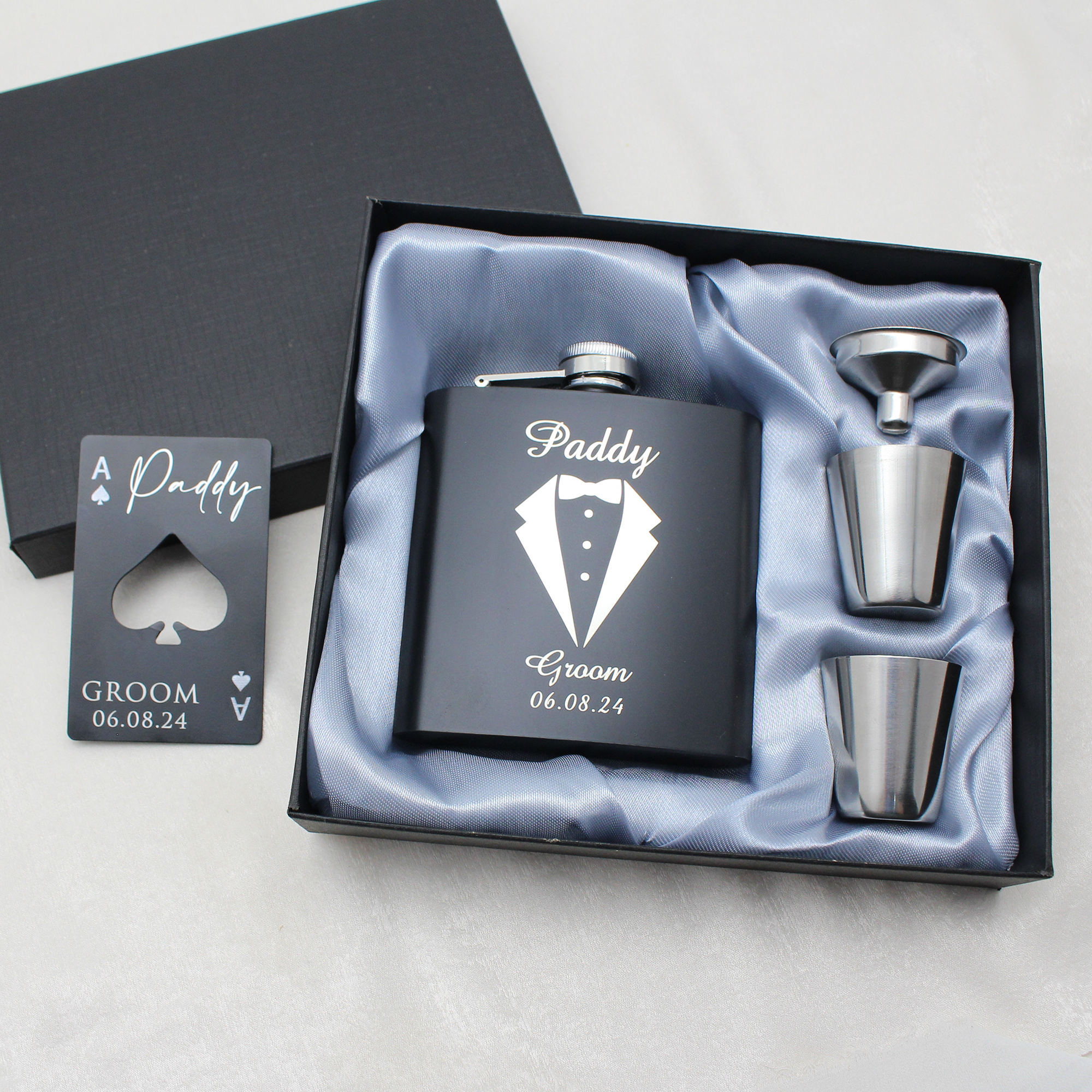 Personalized Hip Flask Bottle  - Men'S Grooming House のレビューと価格