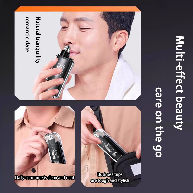 New Nose Hair Trimmer Portable - Men'S Grooming Scissors のレビューと価格