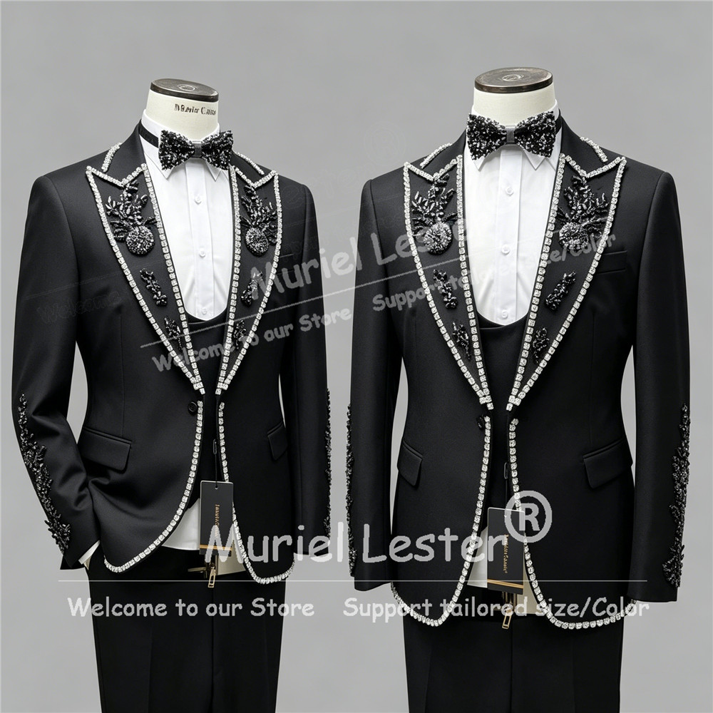 Luxury Rhinestone Beads Suits  - Mens Grooming Kit Luxury のレビューと価格