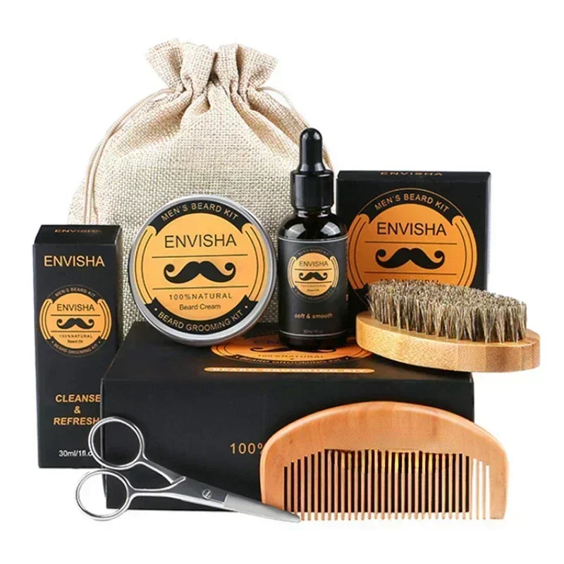 6pcs/set Men Beard Barba Groom - Men'S Grooming Scissors のレビューと価格