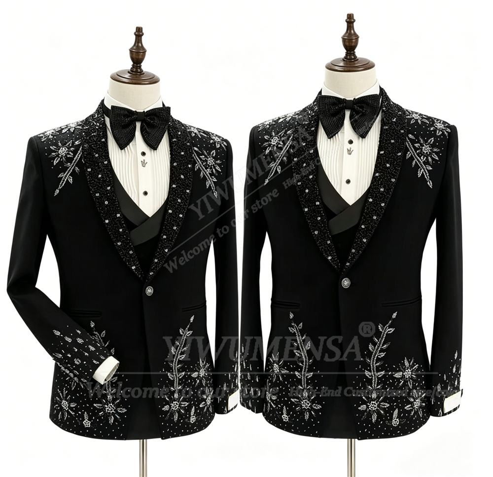 Brilliant Crystals Beading Sui - Men'S Grooming Room のレビューと価格
