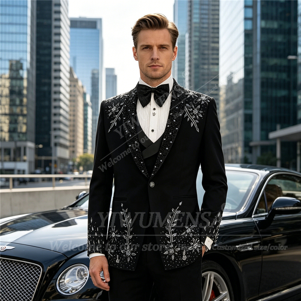 Brilliant Crystals Beading Sui - Men'S Grooming Room のレビューと価格