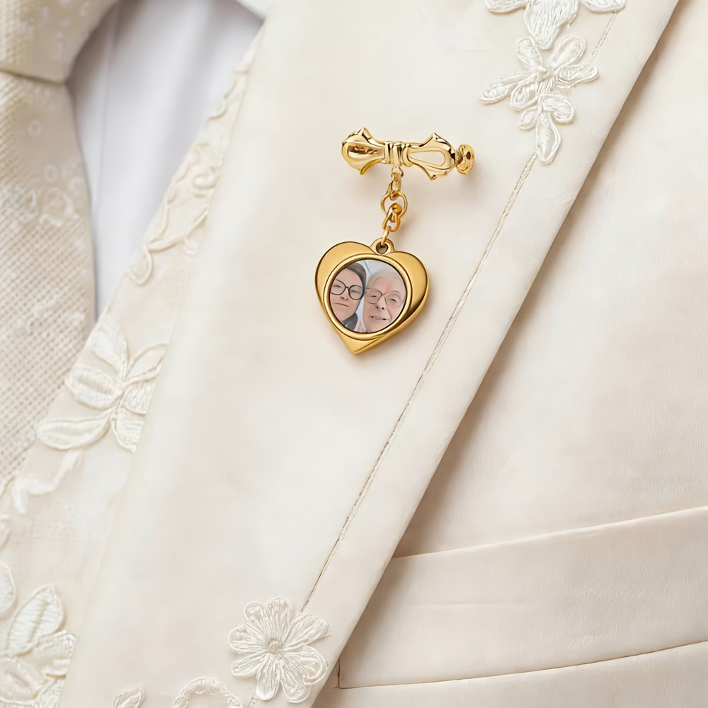 Custom Photo Brooch For Women  - Men Grooming Usa のレビューと価格