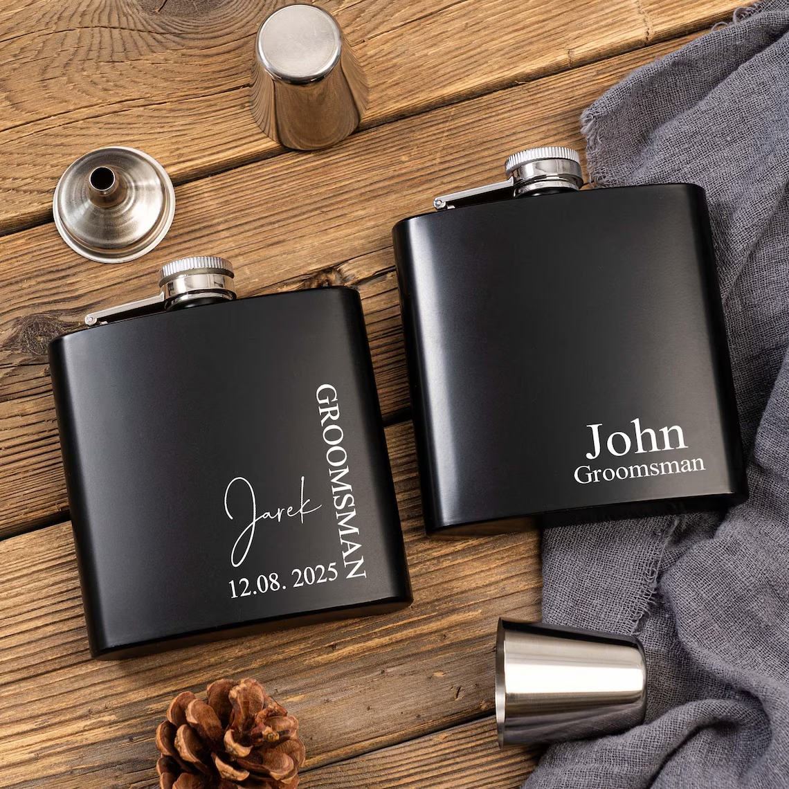Personalized Name Hip Flask Se - Men'S Grooming House のレビューと価格
