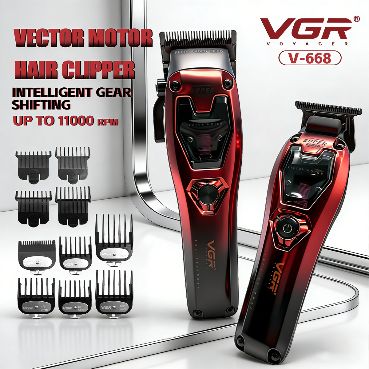 VGR Hair Clippers Professional - Men'S Grooming Scissors のレビューと価格
